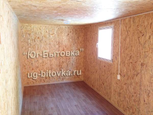 Бытовка (Вагончик, Блок-контейнер) металлическая из OSB