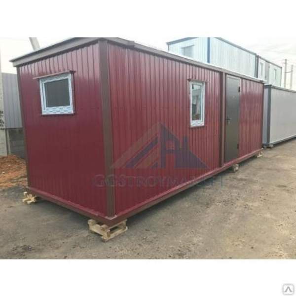 Бытовки дачные металлические 7х2.4м