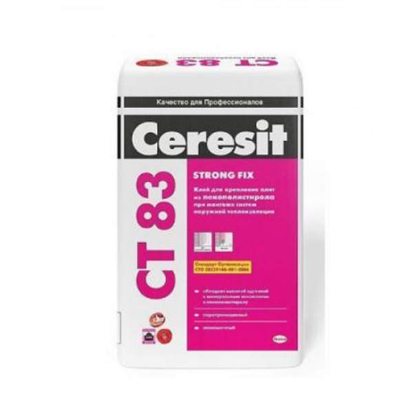 Ceresit (Германия) Клей для плит из стиропора СТ 83, 25 кг CERESIT