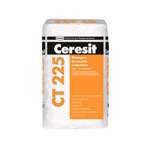 Ceresit (Германия) Шпаклевка фасадная финишная CT 225/25 серая