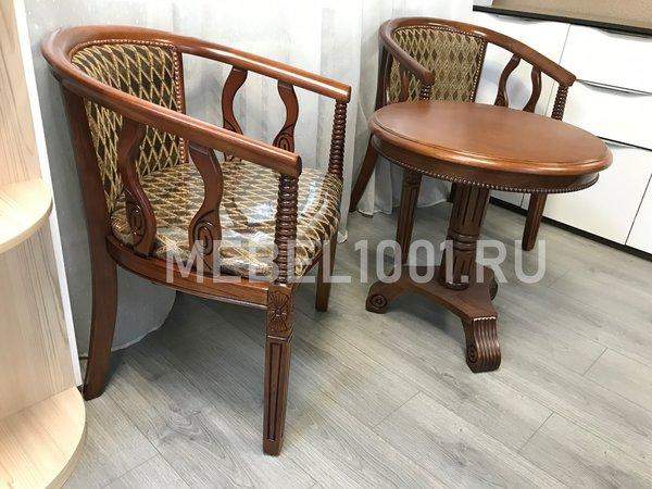 ЧАЙНАЯ ГРУППА. Чайные кресла B-5 (2 шт) и чайный столик