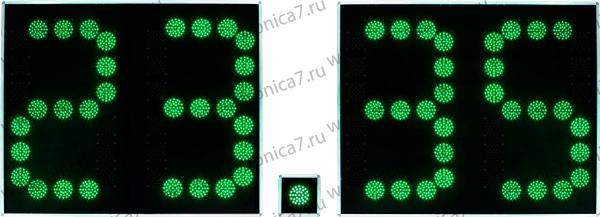 Часы Электроника7-21000С4, зеленое свечение