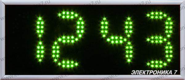 Часы Электроника7-2110С4, зелёное свечение