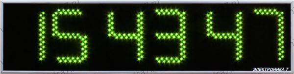 Часы Электроника7-2170С6, зелёное свечение