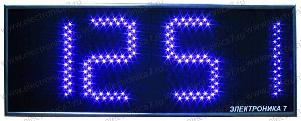 Часы Электроника7-2210С4, синие свечение