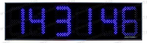 Часы Электроника7-2270С6, синие свечение