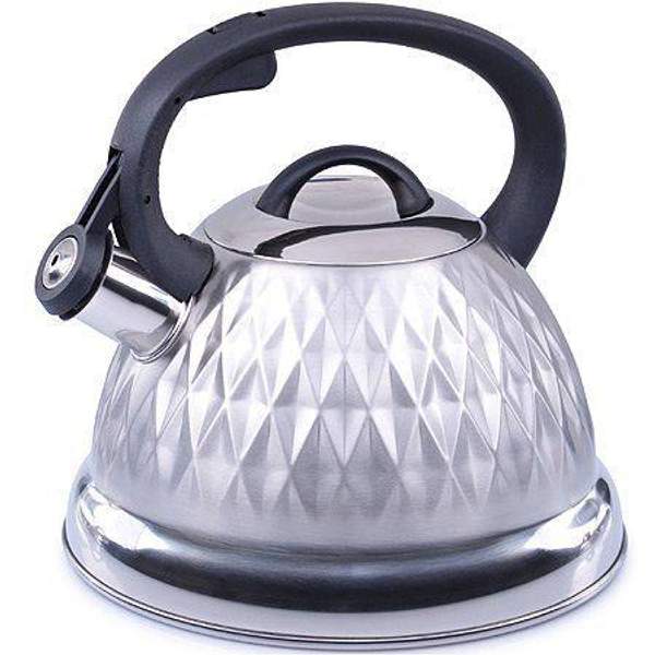 Чайник 2,6 л нерж/сталь со свистком