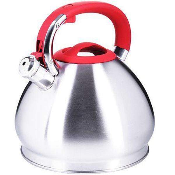 Чайник 3,4 л нерж/сталь со свистком