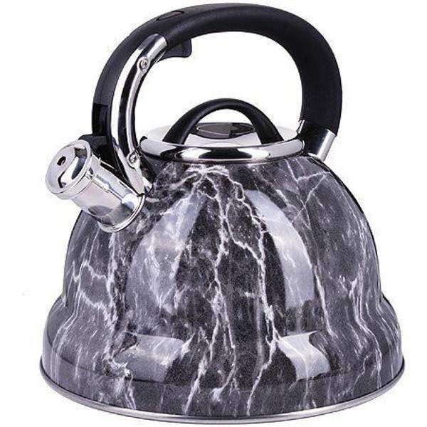 Чайник 4 л нерж/сталь со свистком