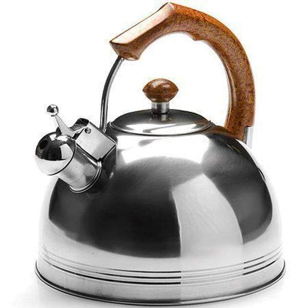 Чайник мет. 4 л со свистком дер/р