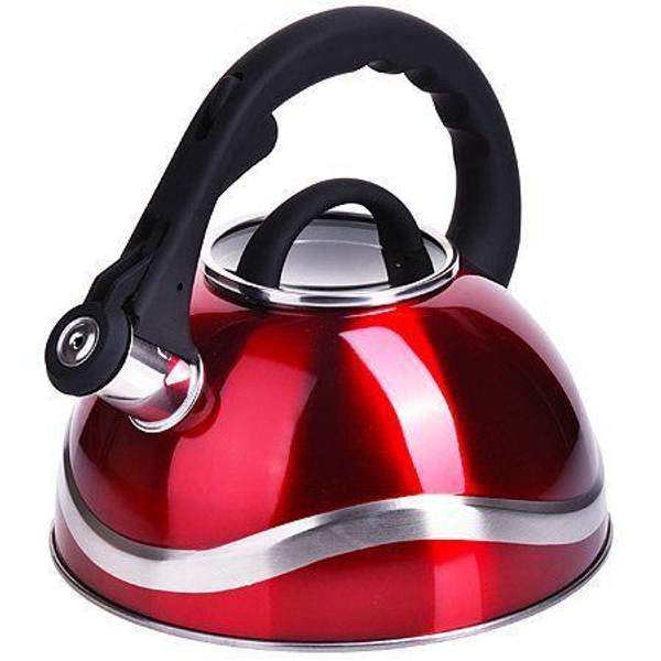 Чайник метал. 2,8 л со свистком КРАСНЫЙ