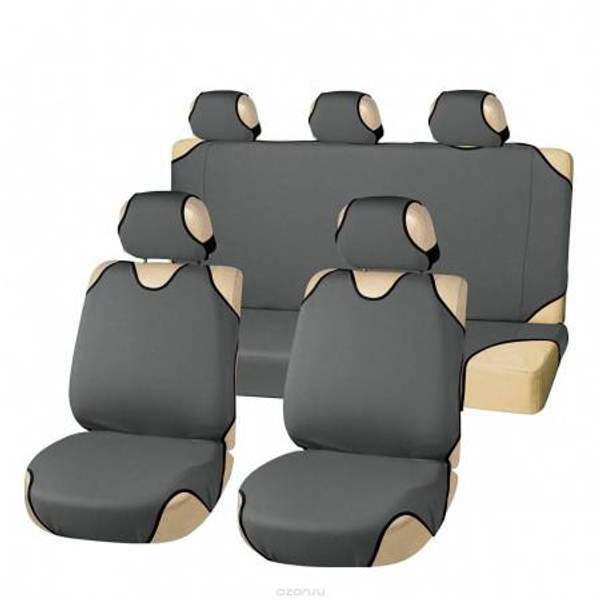 Чехлы-майки полиэстер SKYWAY RODEO 9 предметов серый