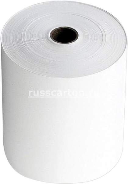 Чековая лента ТЕРМОБУМАГА 80 мм х 80 м, КОМПЛЕКТ 6 шт/уп.