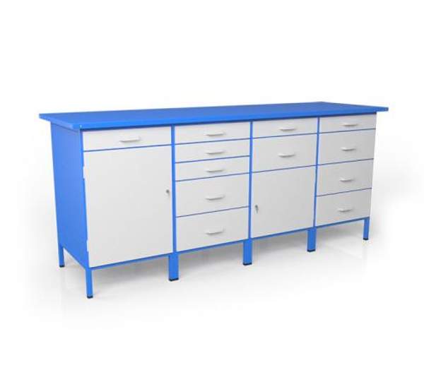 Четырехтумбовый слесарный верстак ВСТ-21/2534