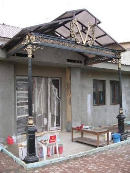 Чугунные козырьки