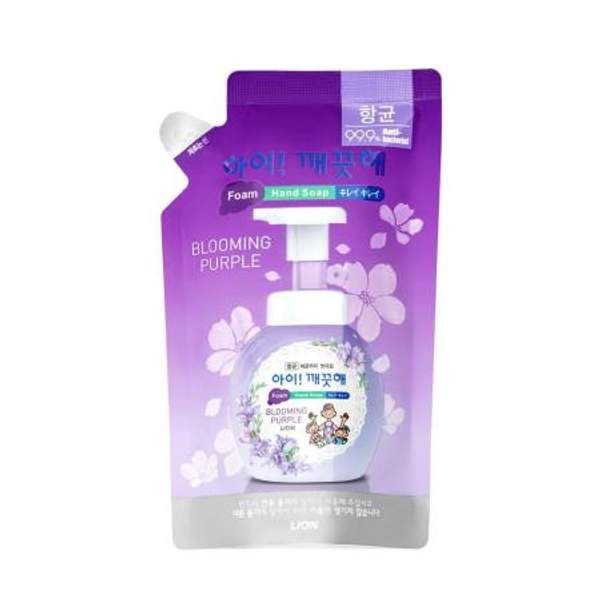 CJ LION Пенное мыло для рук с ароматом фиалки CJ Lion Ai-Kekute Foam Hand Soap Blooming Purple, 200ml