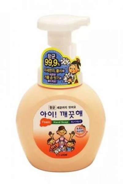 CJ LION Пенное мыло для рук с ароматом персика (увлажнение) CJ Lion Ai-Kekute Foam Hand Soap Peach