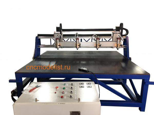 CNC-2020ST-D4 фрезерный ЧПУ станок многошпиндельный