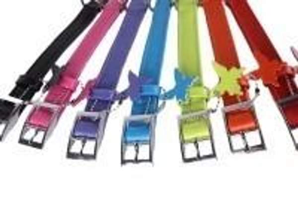 Collar Glamour стильный ошейник без украшений для собак цвета в ассортименте розовый арт. 818.32007