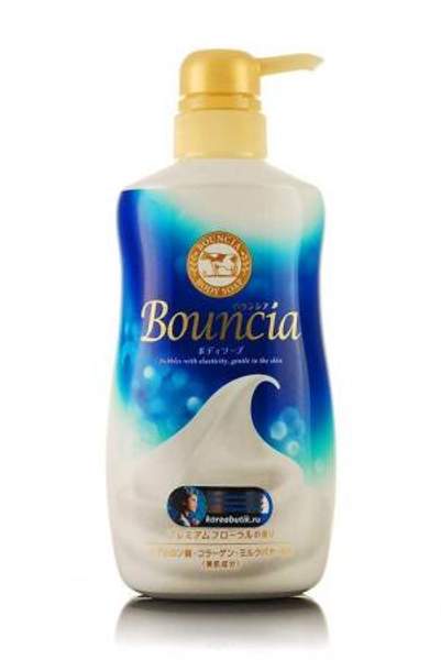 Cow Brand Молочное мыло для тела со сливками и коллагеном Milky Body Soap Bouncia Collagen