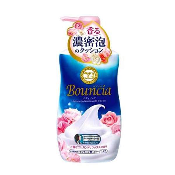 Cow Brand Сливочное жидкое мыло для тела с ароматом роскошного букета Cow Milky Body Soap Bouncia