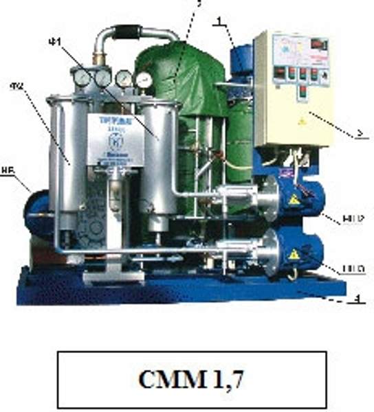 Cтанция масляная мобильная для обработки масел СММ-0,6