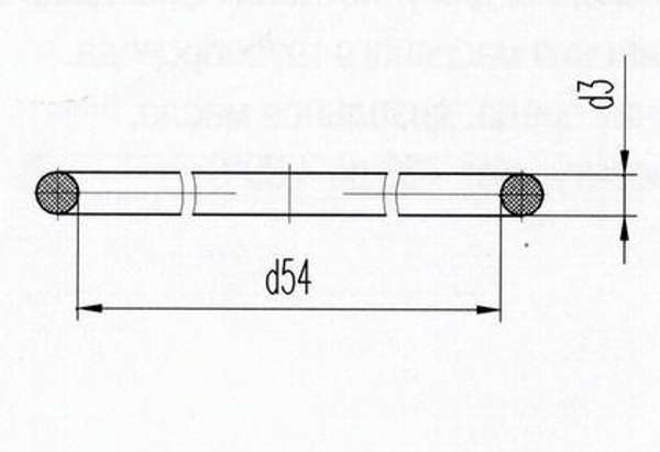 Д218.00.11 (Д100.27.067) (7РС-1-02-054) кольцо уплотнительное корпуса ТН
