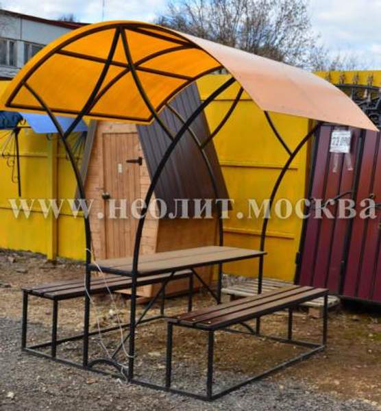 Дачная беседка-навес БС-07