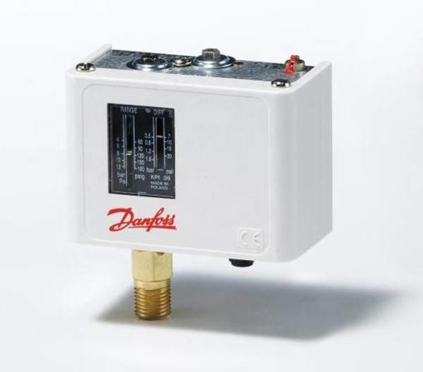 Danfoss Реле давления KPI 36, 4-12 бар, 0,5-1,6