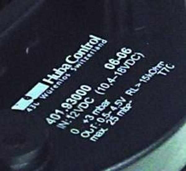 Датчик давления HUBA 401.93000 горелки ECO 3,4 P