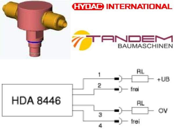 Датчик давления Hydac HDA8446-A0400-000