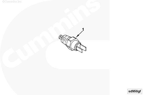 Датчик температуры ОЖ Cummins 6CT 6L 3979176