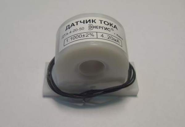 Датчик тока с выходом 4-20 мА ДТА-4-20-100 (100А)