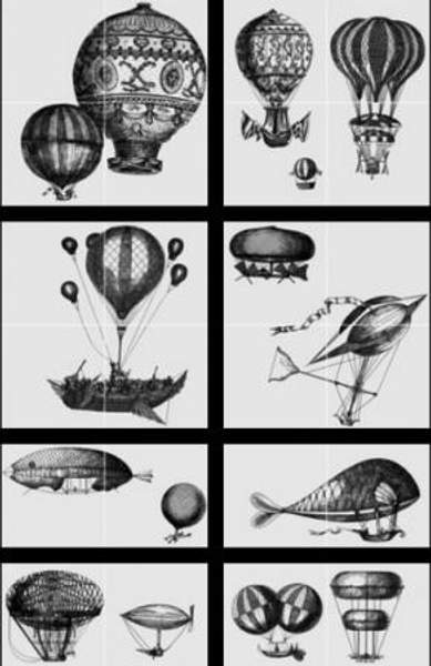 Декор Bardelli Macchine Volanti 2 L.111 20x20 (комплект)