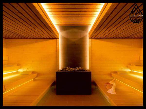 Декоративное освещение в баню