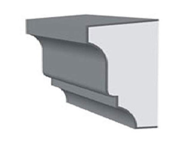 Декоративные элементы лепнины - фасадный подоконник из пенопласта