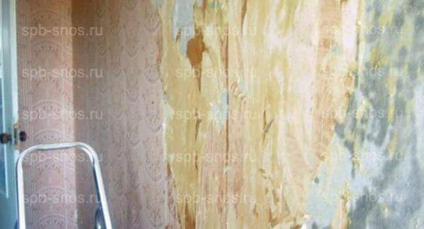 Демонтаж обоев