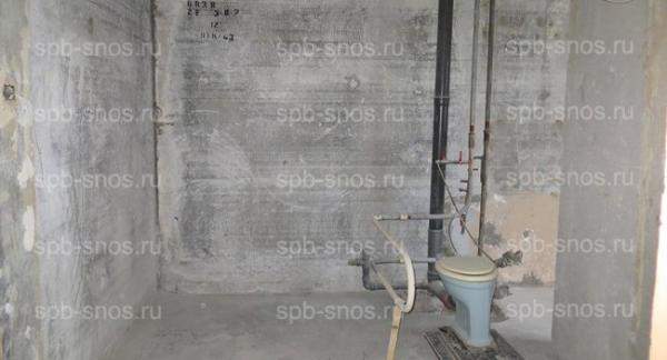 Демонтаж сантехкабины