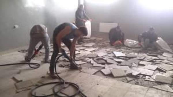 Демонтаж стяжки