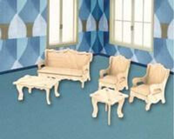 Деревянная сборная модель Мебель