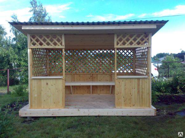 Деревянные беседки для дачи под ключ