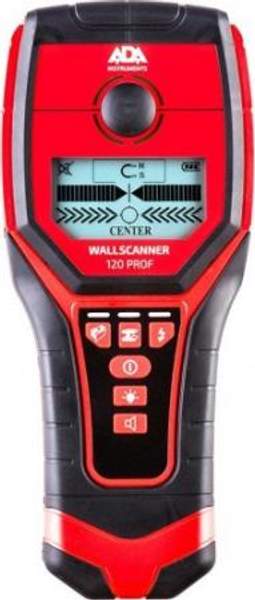 Детектор металла, проводки и дерева ADA Wall Scanner 120 PROF [А00485]