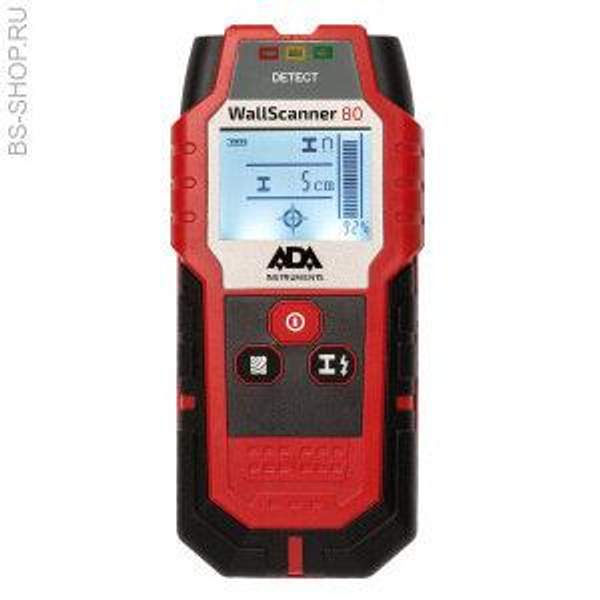Детектор проводки ADA Wall Scanner 80 А00466