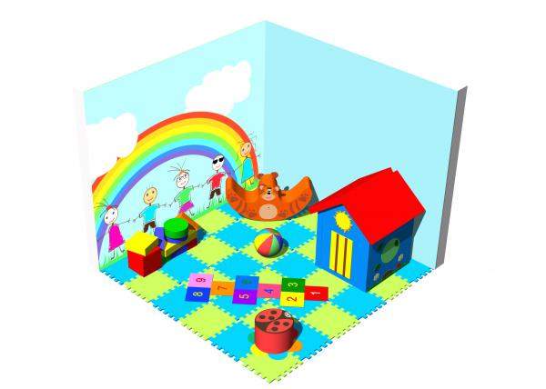 Детская комната - Радуга 9м2