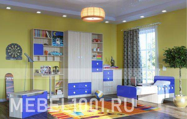 Детская мебель ЖИЛИ-БЫЛИ, комплект-1 синий