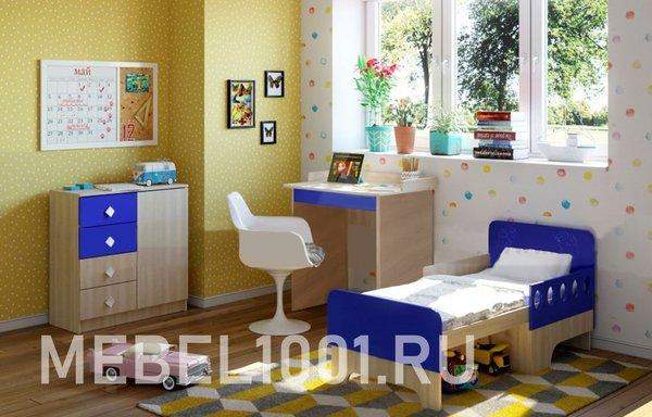 Детская мебель ЖИЛИ-БЫЛИ, комплект-2 синий