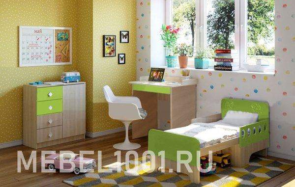 Детская мебель ЖИЛИ-БЫЛИ, комплект-2 зеленый
