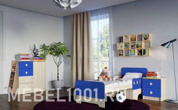 Детская мебель ЖИЛИ-БЫЛИ, комплект-3 синий
