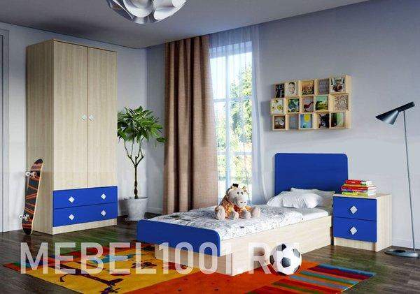Детская мебель ЖИЛИ-БЫЛИ, комплект-6 синий