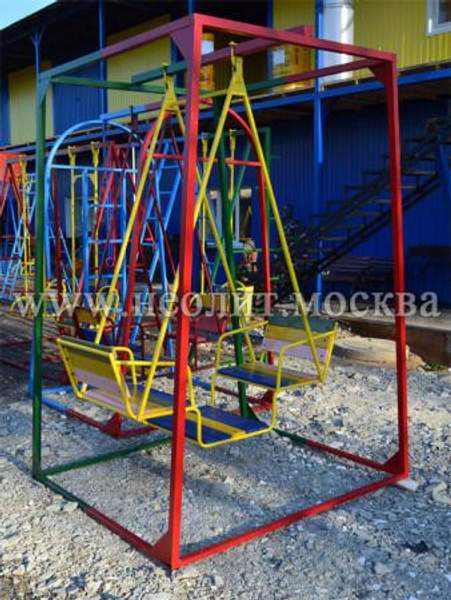 Детские качели К-08 - маятниковые